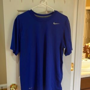 Royal blue Nike dry fit shirt